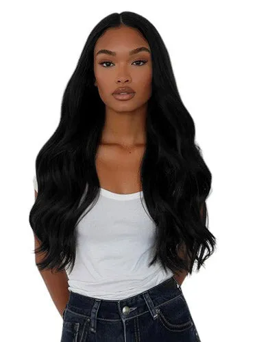 #1 Jet Black｜Luxury Russian Remy Human Hair, Double Drawn, Tape Extensions