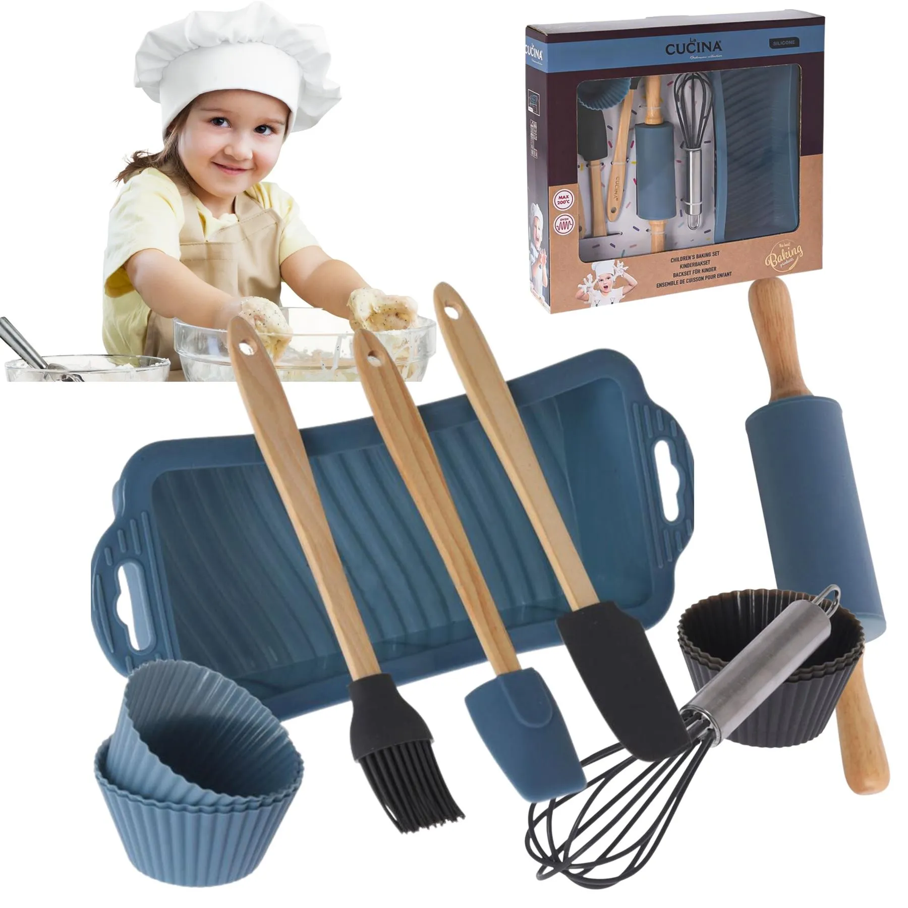 12 Piece Children Baking Set