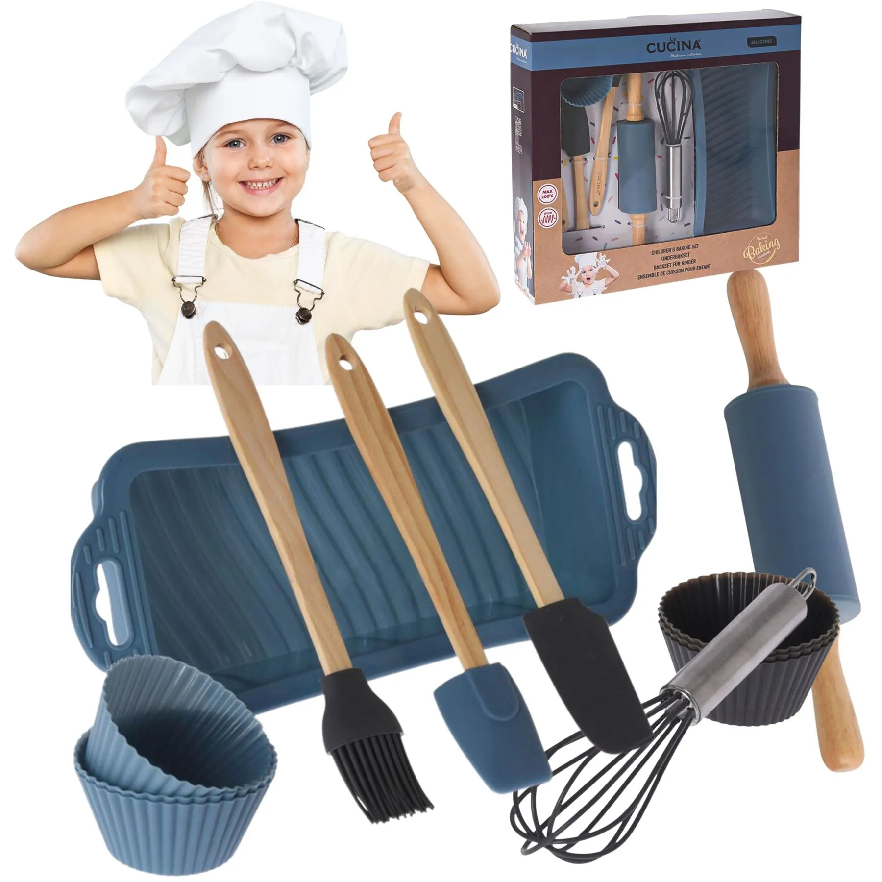 12 Piece Children Baking Set