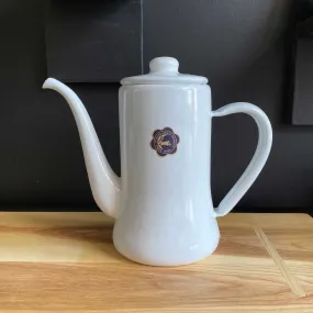 1.2L White Enamel Kettle