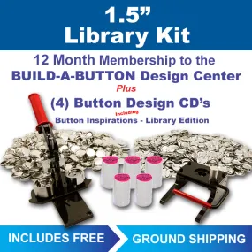 1.5" Library Button Maker Kit