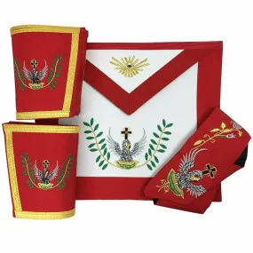 18th Degree Scottish Rite Regalia Set - Machine Embroidery