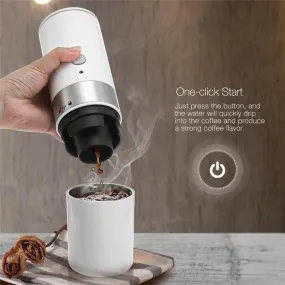 200ml Mini Coffee Machine Portable Coffee Maker Hourglass American