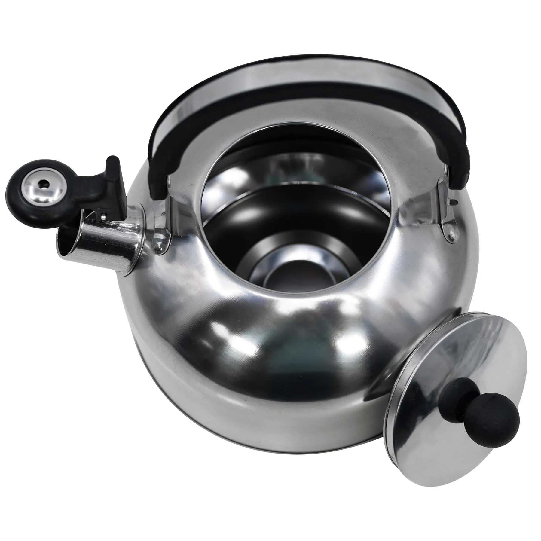 2.5 L Stainless Steel Whistling Camping Kettle