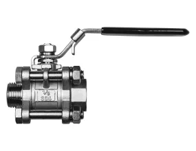 3-Piece Ball Valve - Stainless Steel (Spike Brewing)