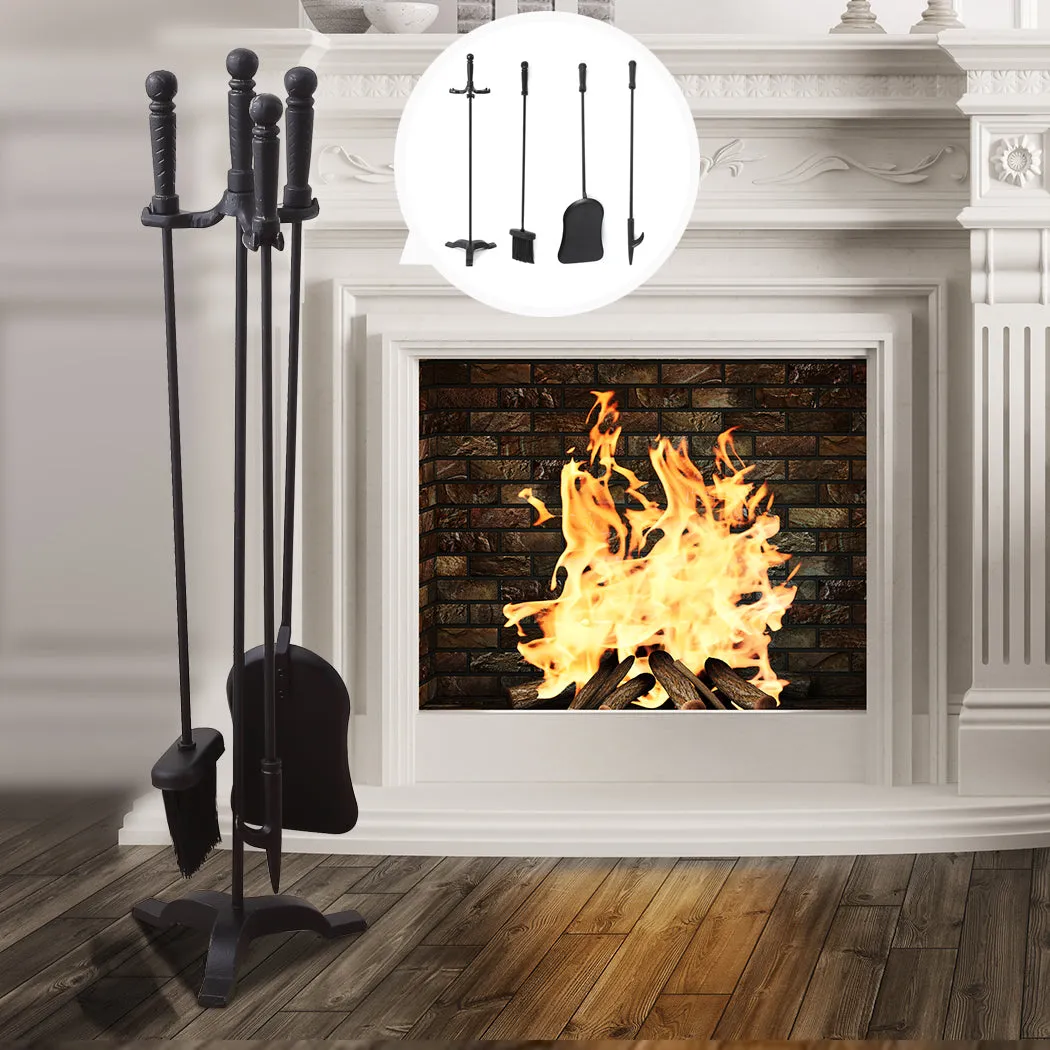 4-Piece Fireplace Tool Set