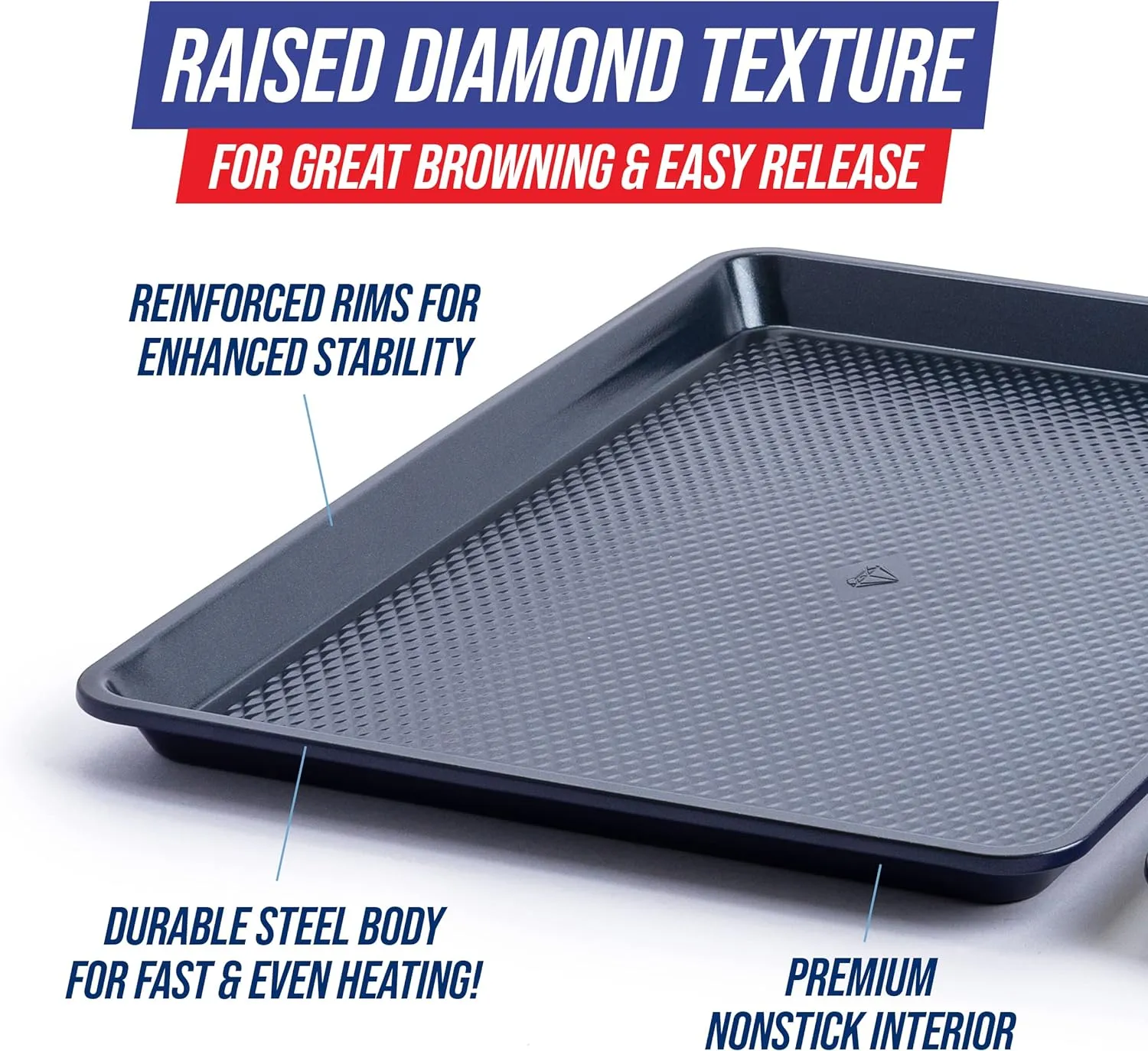 45X32Cm Assorted Premium Heavy Gauge Baking Tray