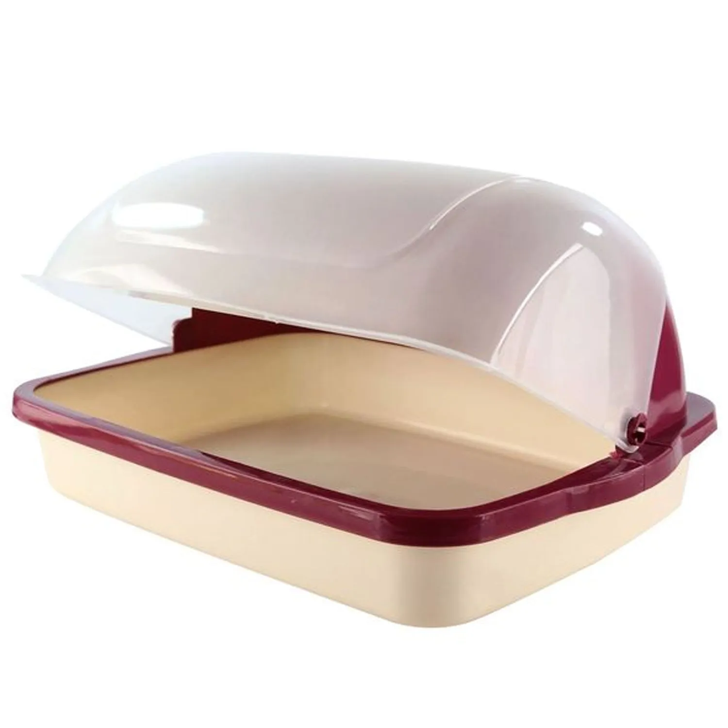 5200 Big Bread Box with Moving Lid | Semi Transparent | Food Grade BPA Free | Freezer Microwave Oven Dishwasher Safe | Breads Sandwich cakes