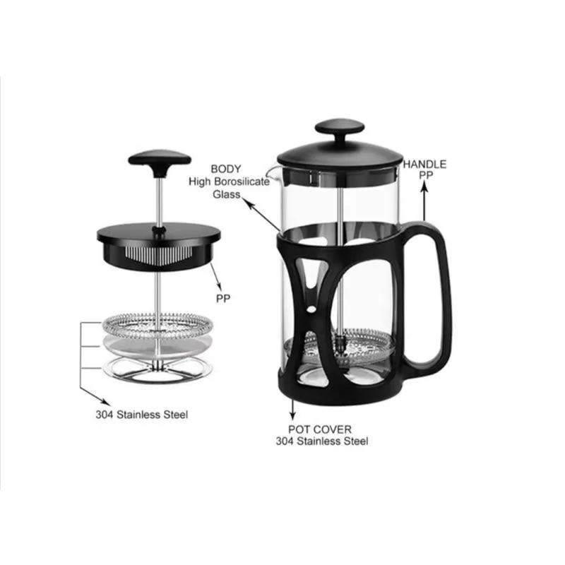 600ml Press Coffee Maker CF-18