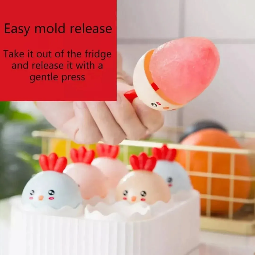 6pc Ice Candy Mold / Popsicle Maker – Fun & Easy Way to Make Homemade Treats