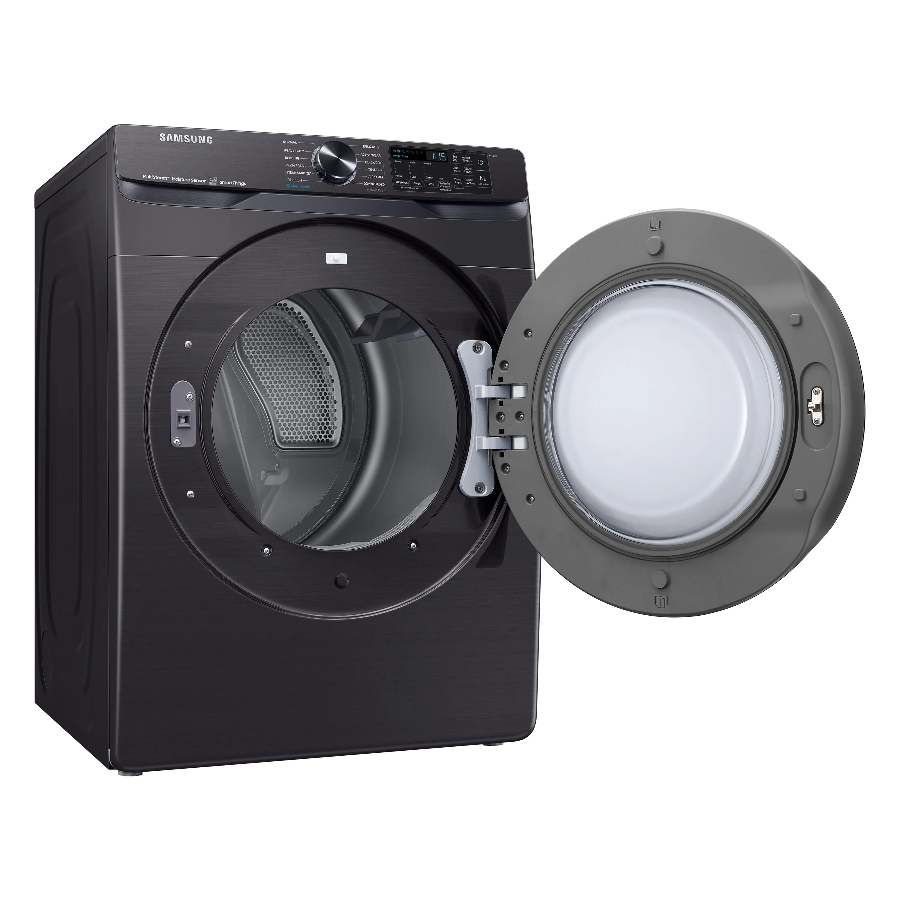 7.5 cu. ft. Smart Electric Dryer with Steam Sanitize  in Brushed Black - (DVE50A8500V)