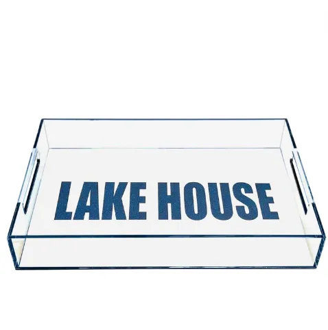 Acrylic Lake House Tray