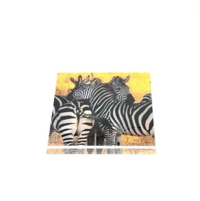 Acrylic Random Zebra Tray Black