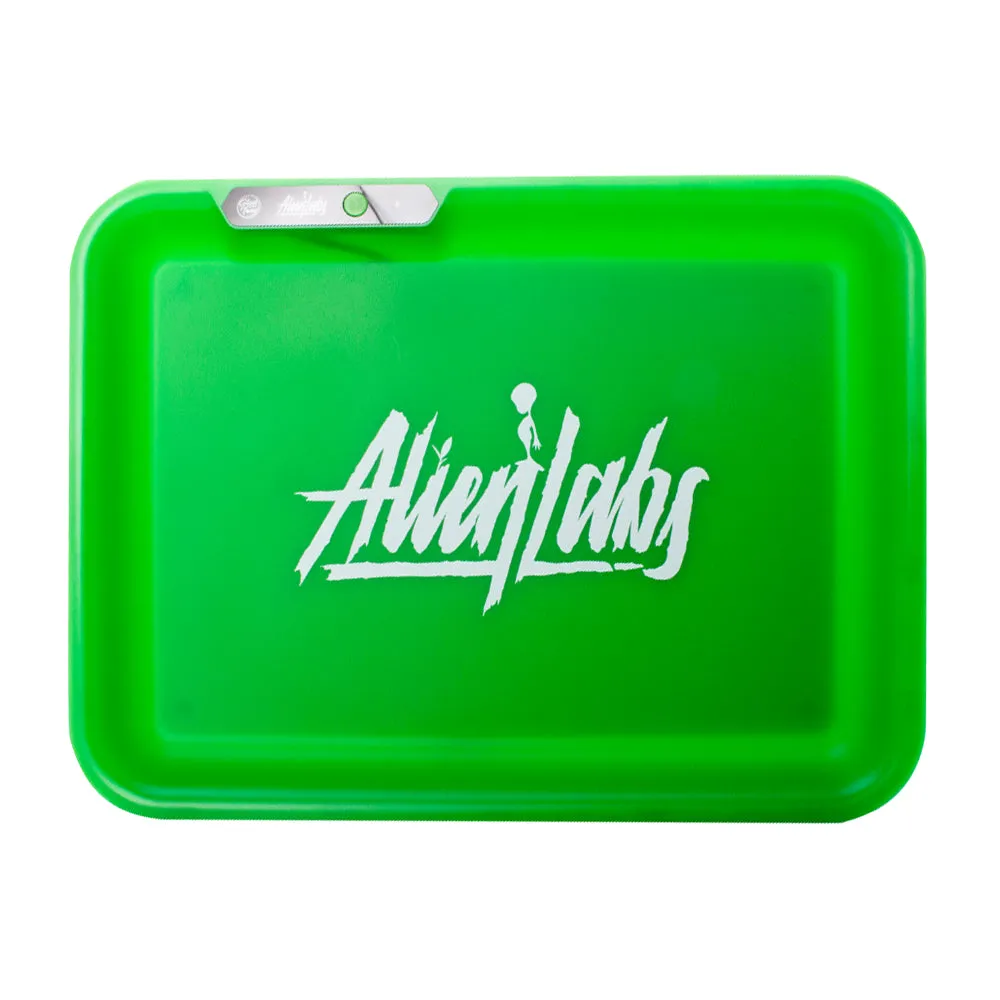 Alien Labs (Green) Led Glow Tray X - USB Rolling Tray