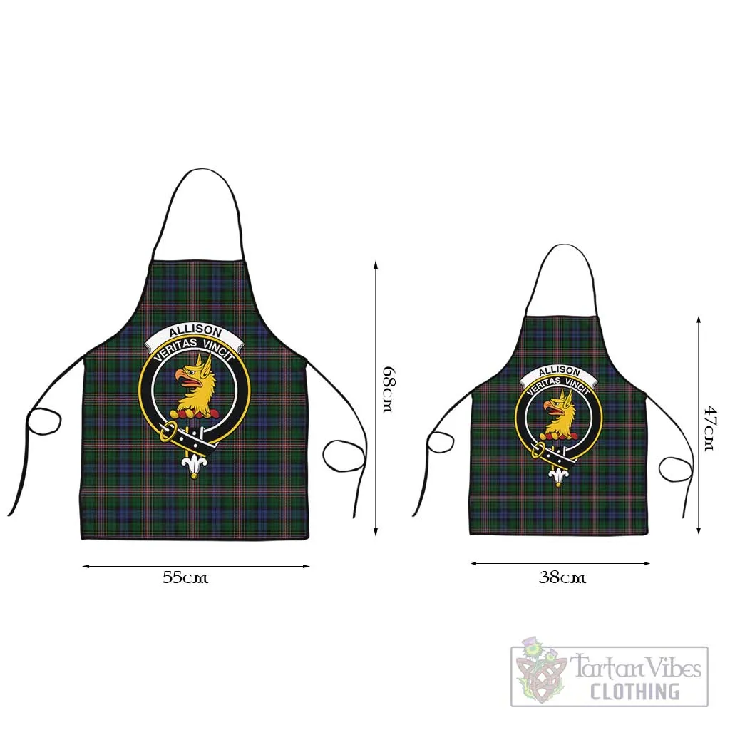 Allison Tartan Apron with Family Crest