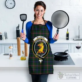 Allison Tartan Apron with Family Crest