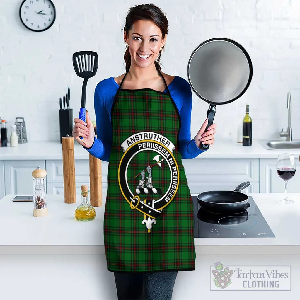 Anstruther Tartan Apron with Family Crest