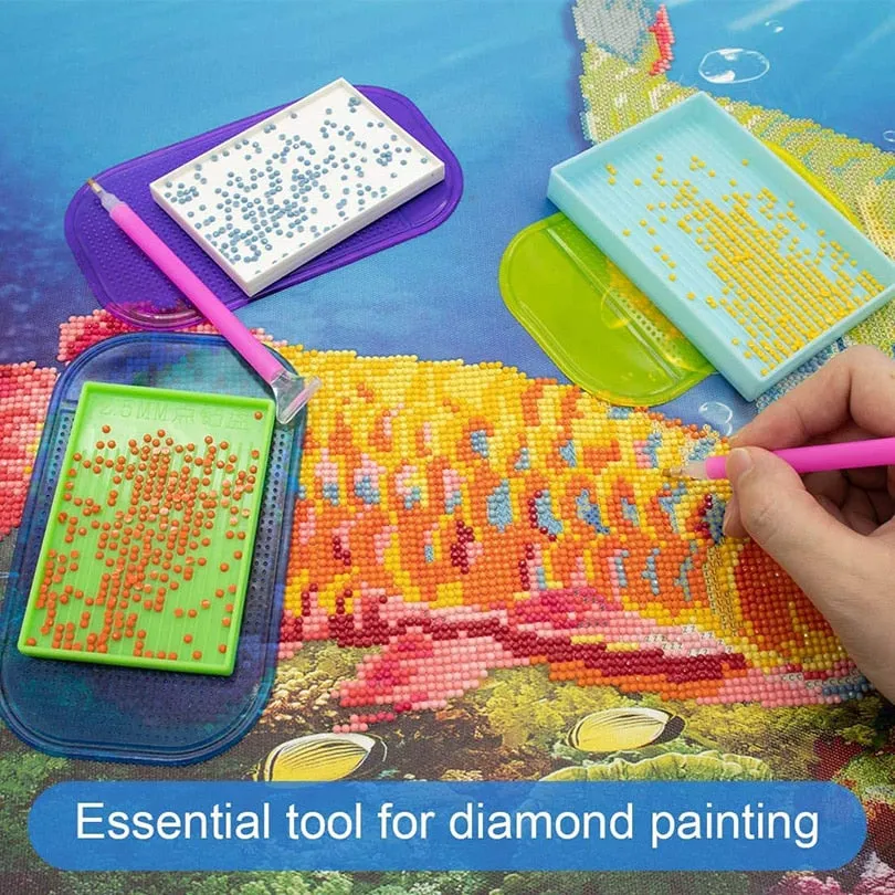 Anti-Slip Diamond Art Accessory Tray Holder