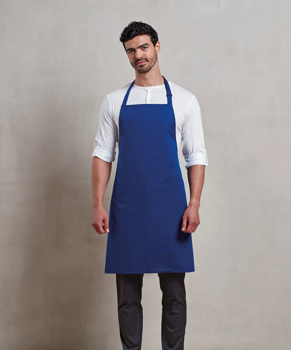 Antimicrobial bib apron | Royal