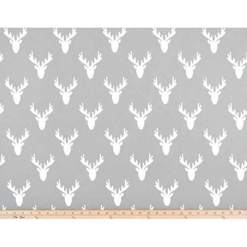 Antlers Storm Twill Fabric