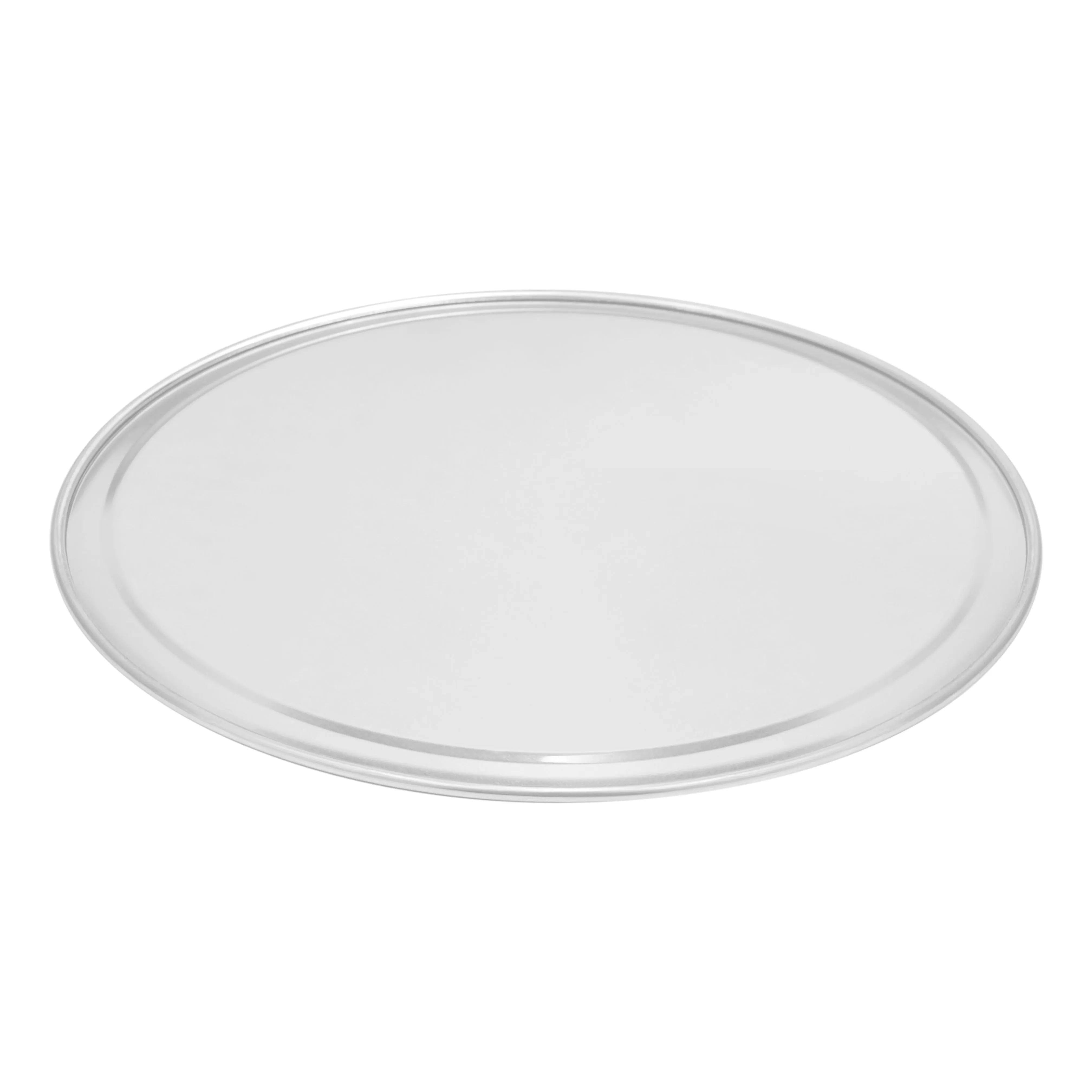 Anygleam 8 Inches Pizza Tray Aluminum Round Rimmed Non stick Metallic Dish Cake Baking Pan for Kitchen