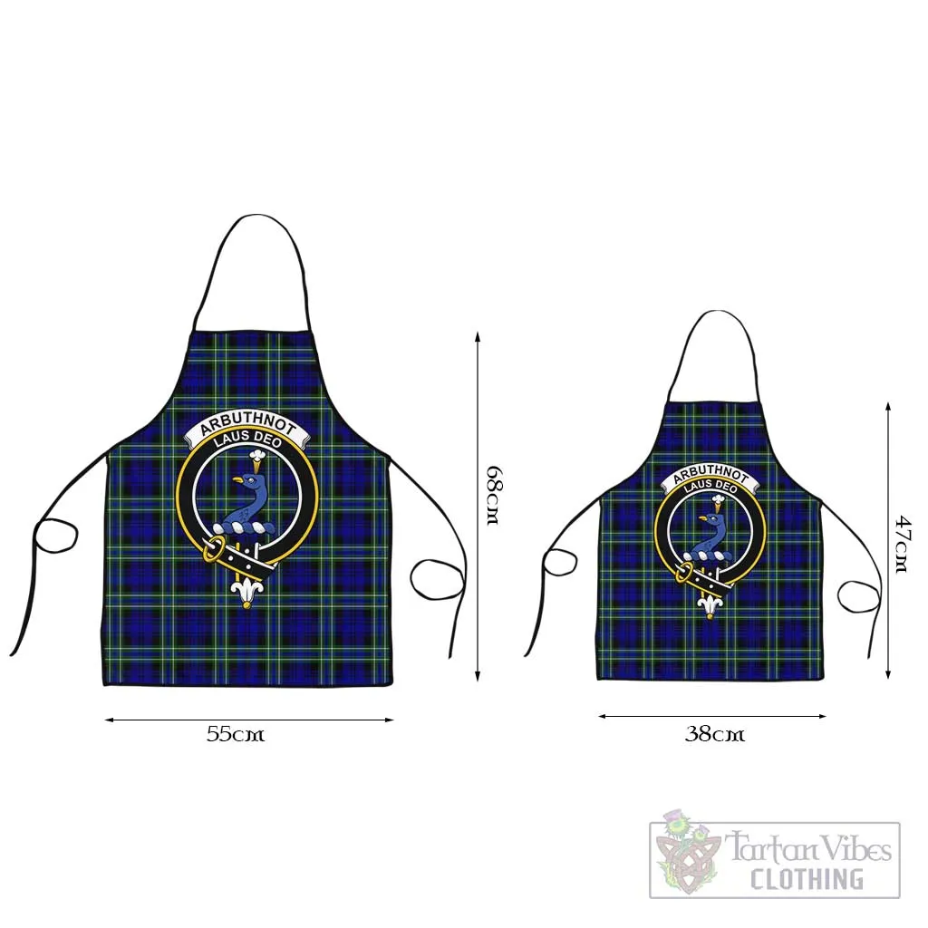 Arbuthnot Modern Tartan Apron with Family Crest