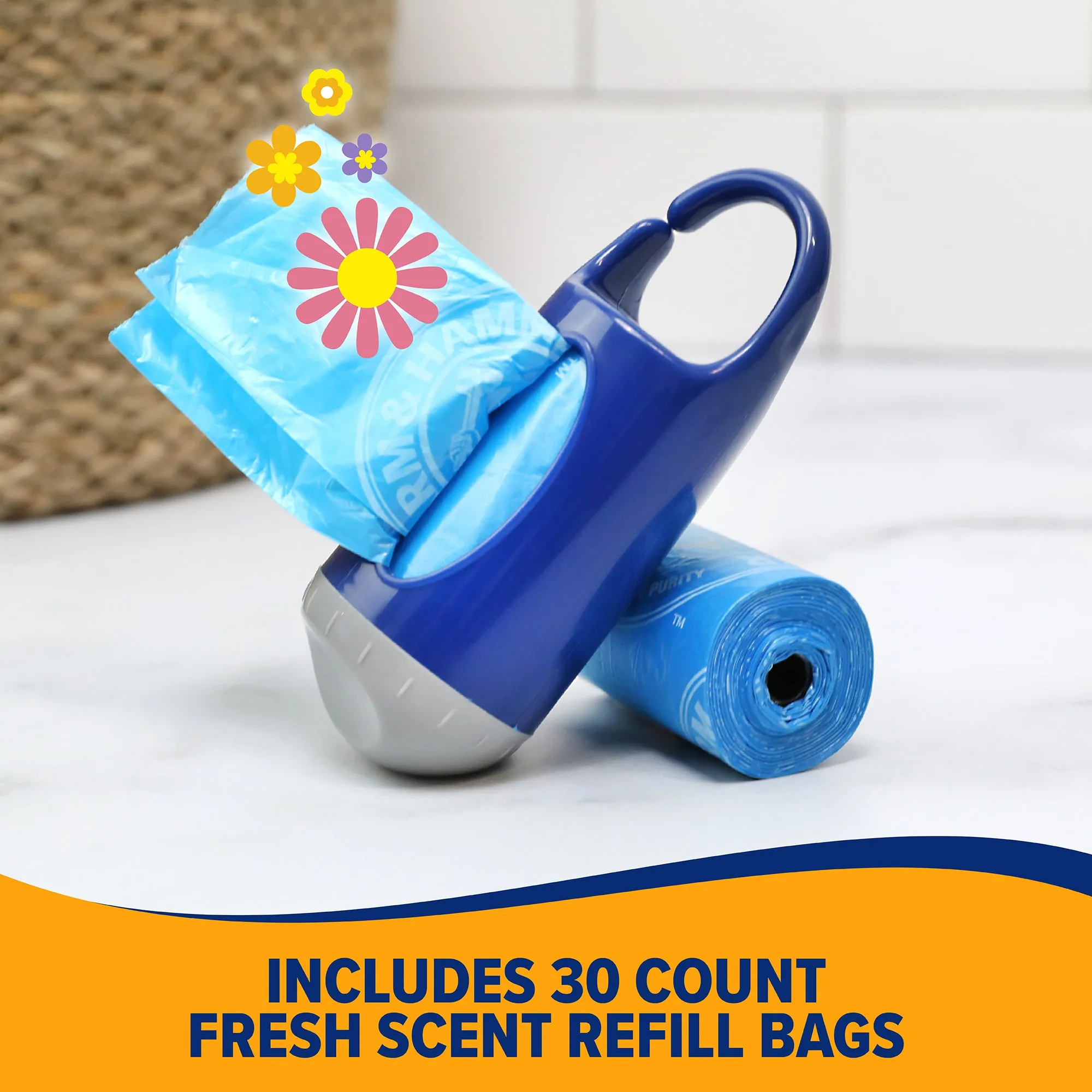 Arm & Hammer Dispenser & Disposable Waste Bag Set