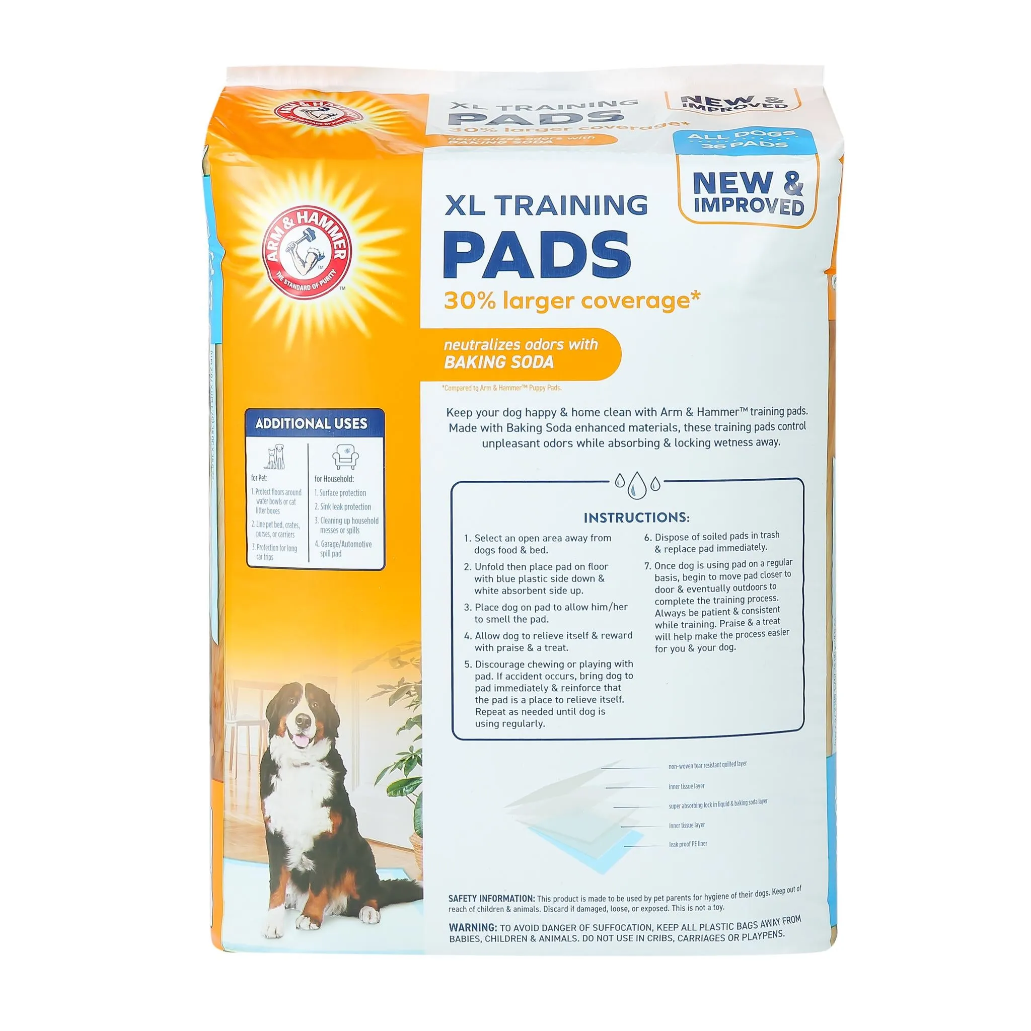 Arm and Hammer Extra Large Dog Pads