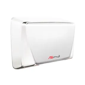 ASI® 0199-3-92 TURBO ADA™, 277V, Bright Stainless Steel, Surface-Mounted ADA Compliant, Automatic High Speed Hand Dryer