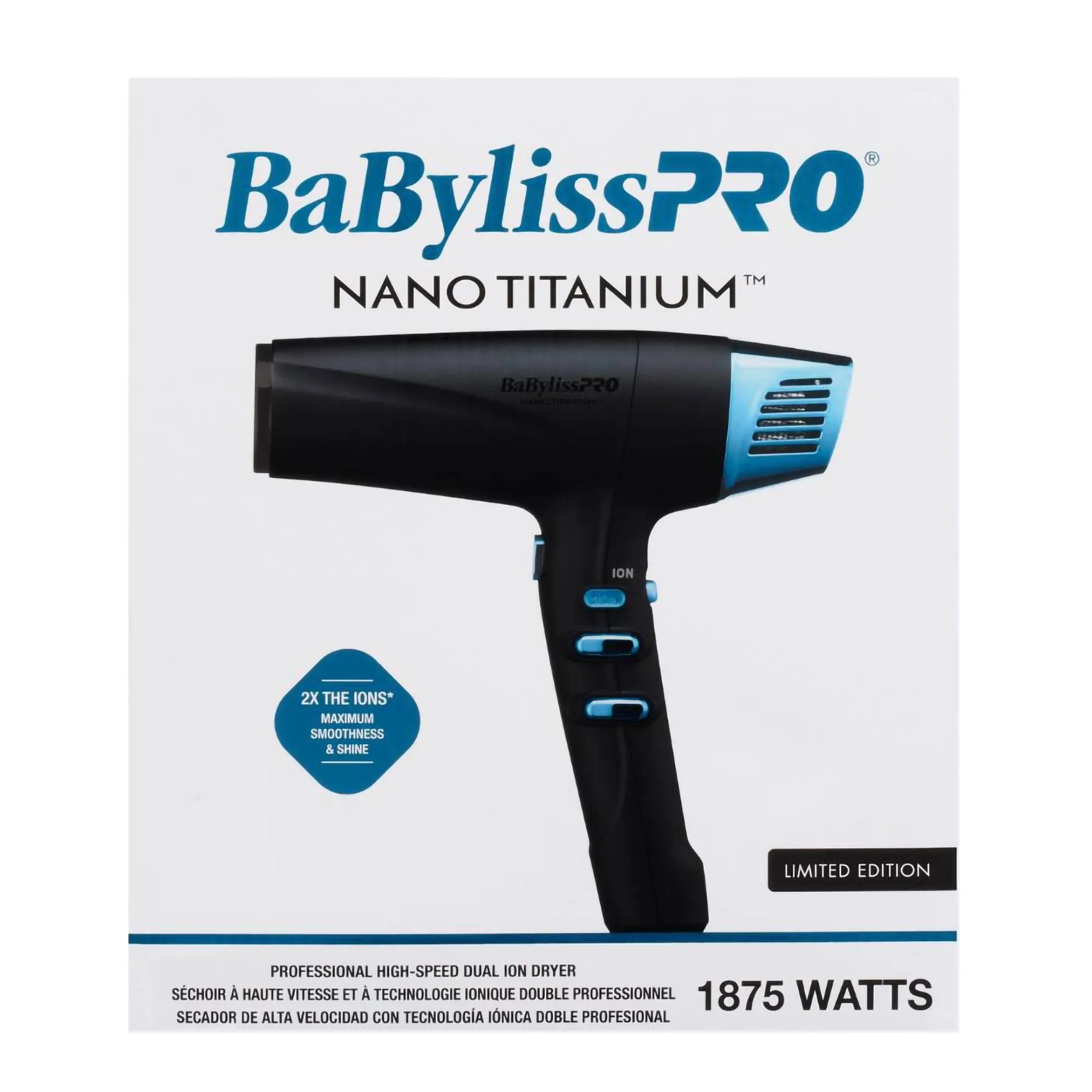 Babylisspro Limited Edition Nano Titanium Dual Ionic Dryer - Item No. BNTMB9100