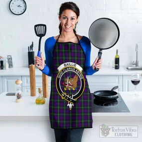 Baillie Highland Society Tartan Apron with Family Crest