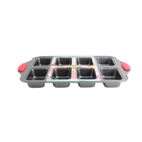 Baking Tray Grey Mini Loaf 8-Cup XBAK353