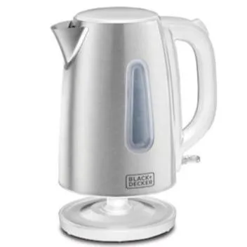 Black Decker Cordless Kettle 2200W, 1.7L Stainless Steel, JC454