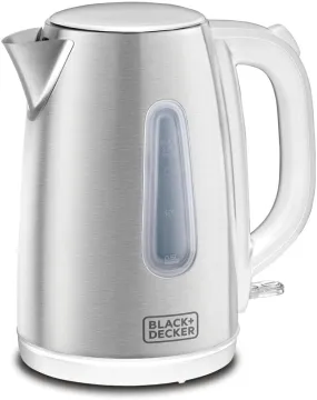 Black Decker Cordless Kettle 2200W, 1.7L Stainless Steel, JC454