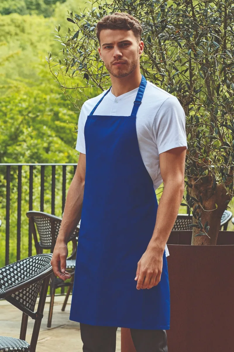 Black Denim Sustainable Bib Apron (No Pockets)