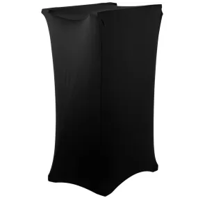 Black Spandex Waiter Tray Stand Cover