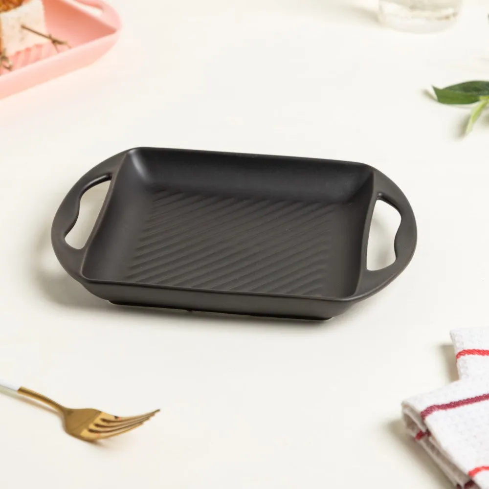 Black Square Baking Tray Small