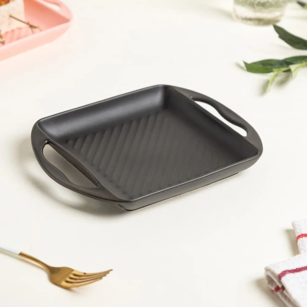 Black Square Baking Tray Small