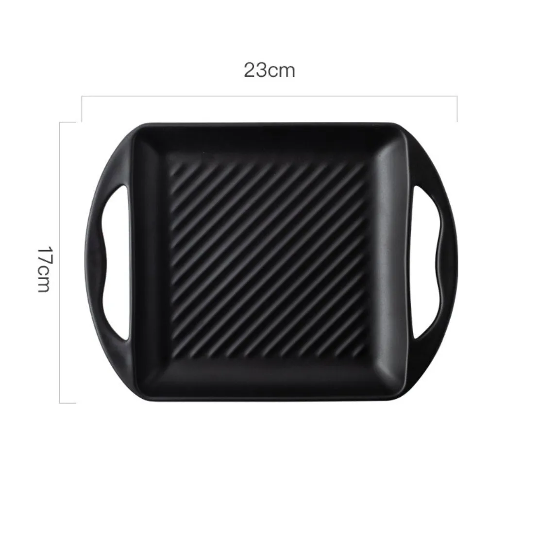 Black Square Baking Tray Small