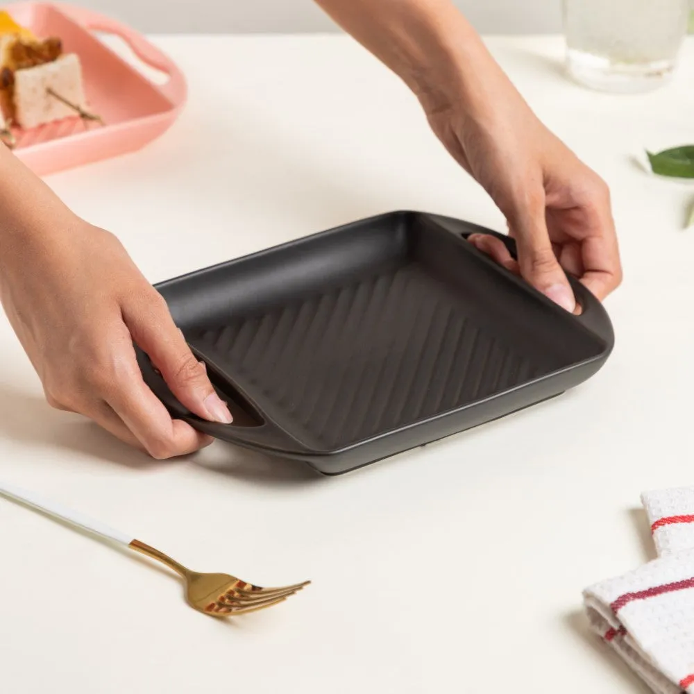 Black Square Baking Tray Small