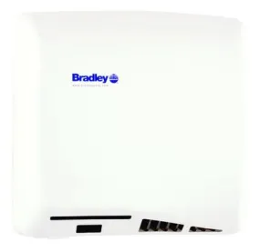 Bradley 2902-2873 Aerix Hand Dryer Adjustable Speed Universal Voltage Steel, White Epoxy