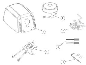 Bradley Part # P15-468A Replacement cover; white epoxy steel