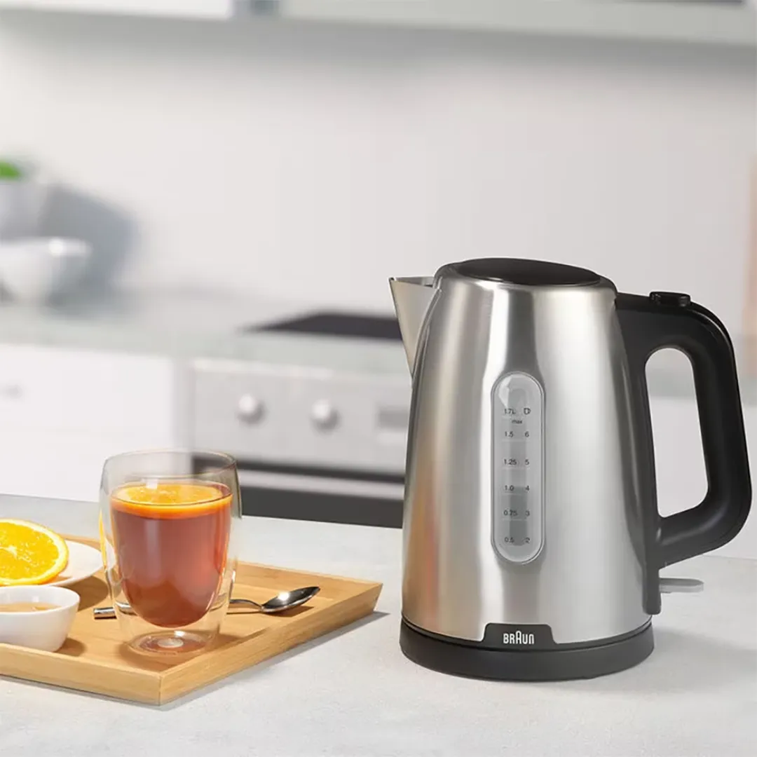 Braun WK1500BK 1.7L PurShine Stainless Steel Kettle