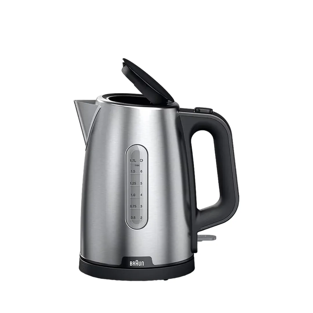 Braun WK1500BK 1.7L PurShine Stainless Steel Kettle