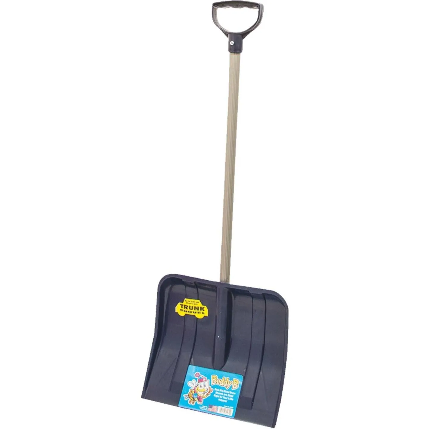 Buddy B 12 In. Poly Childrens Snow Shovel with 24 In. Poly Handle