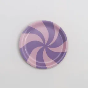 'Candy Swirl' Tray | 11cm | Birchwood Veneer | by Elly Vvaller