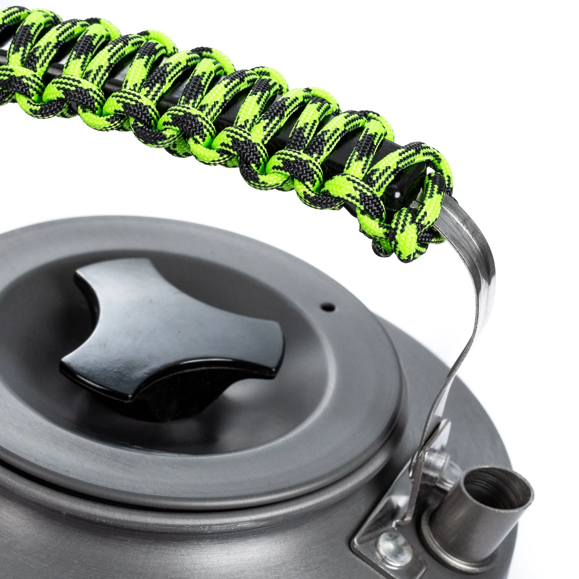 CarpLife Rapid Boil Kettle 1.1L - Camo Paracord