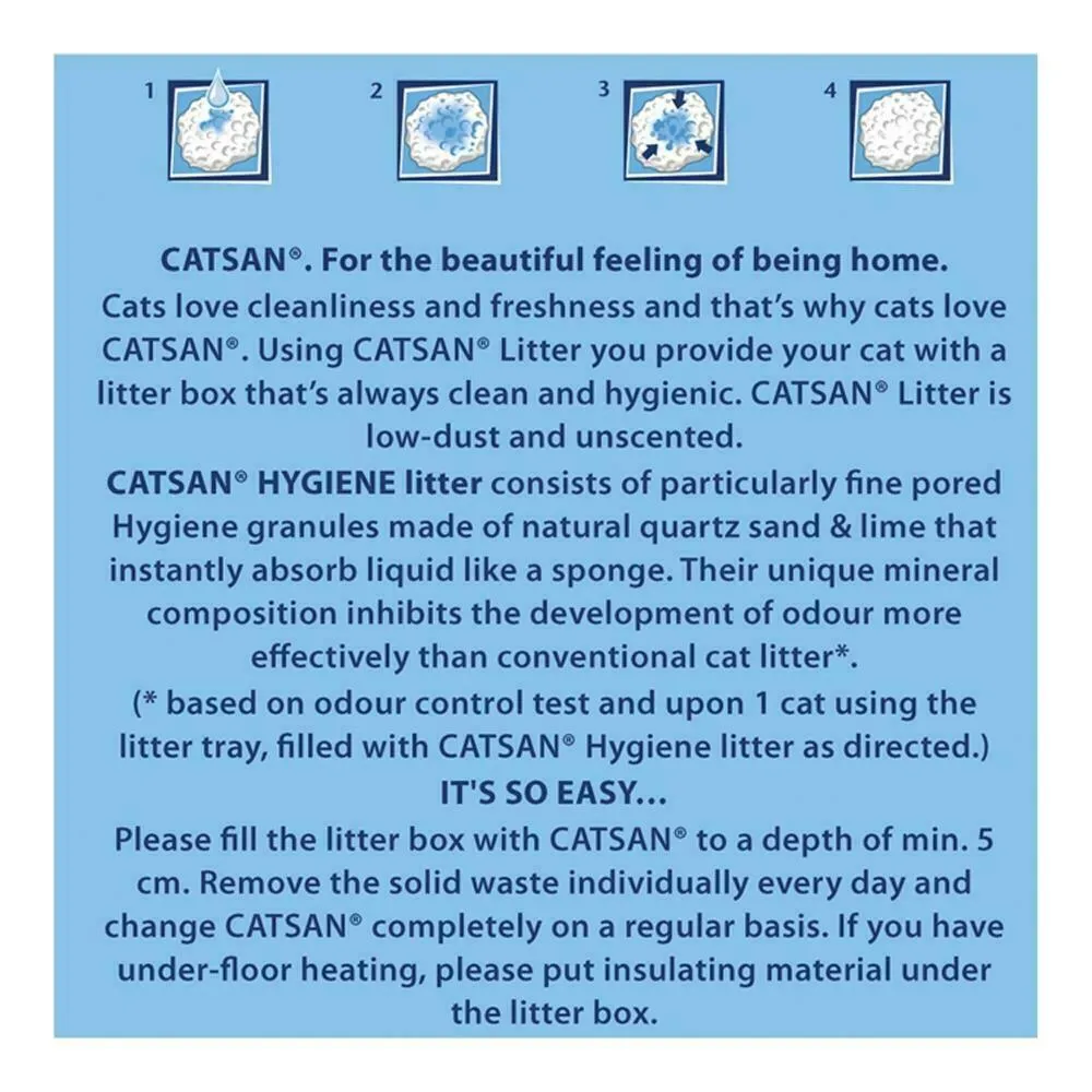 Catsan Hygiene Non-Clumping Odour Control Cat Litter 20L