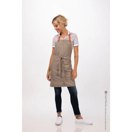 Chef Works ABS02TAU0 Bib Apron