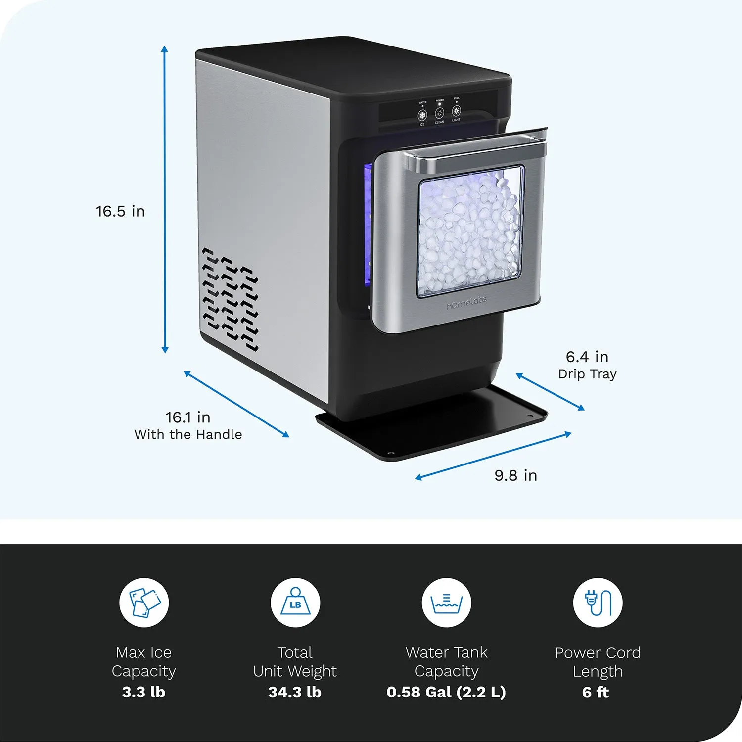 Countertop Nugget Ice Maker